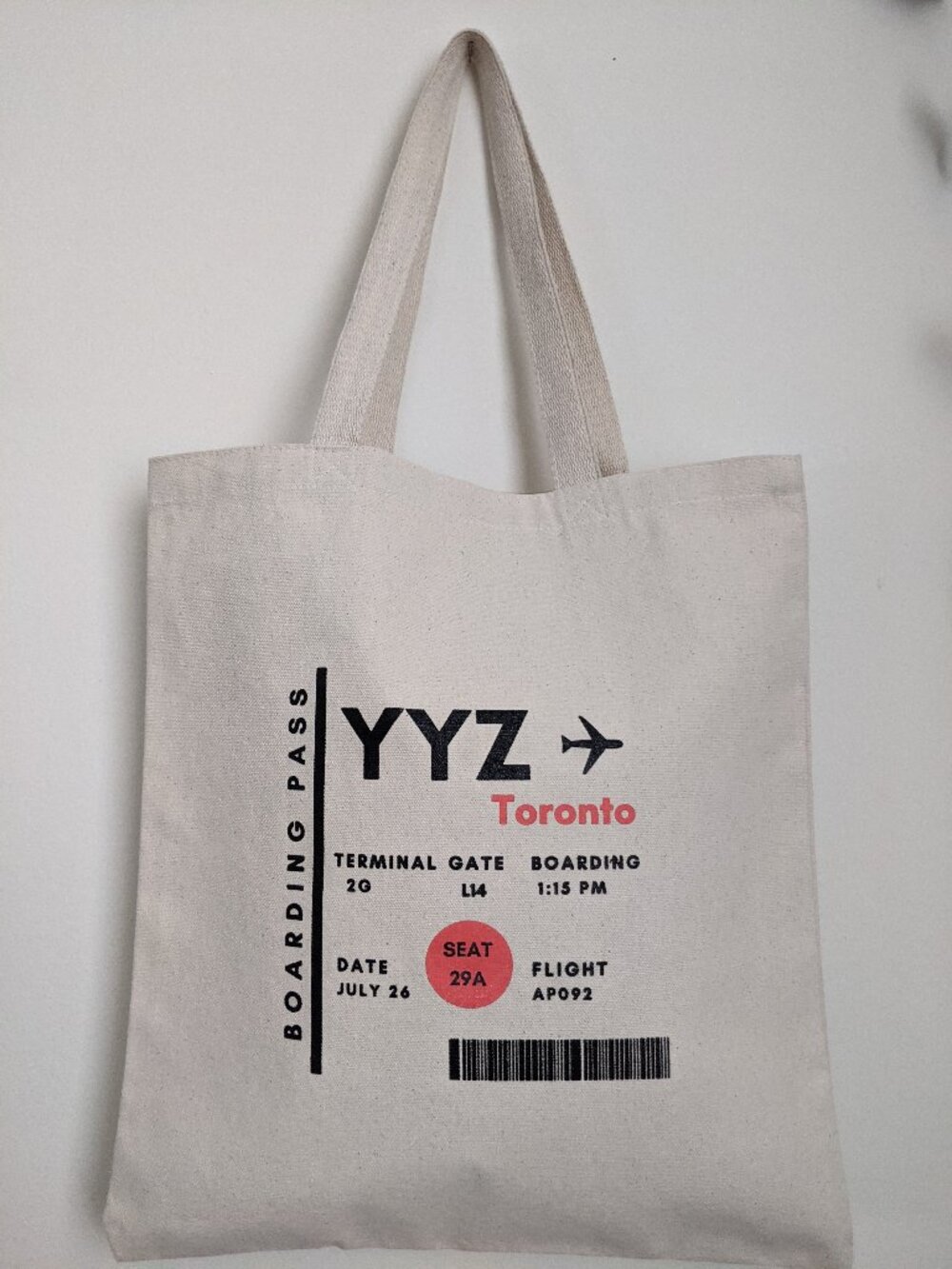 Tote bag - Boarding Pass